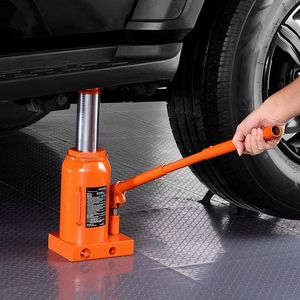 Martinetto idraulico a bottiglia da 3 tonnellate con intervallo di sollevamento da 3,4 m a 5,7 m, manico lungo a 3 sezioni, costruzione saldata per uso automobilistico - Product Image 5