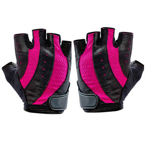 Guantes de gimnasio de cuero con soporte para muñeca para fitness, culturismo, ejercicio, transpirables, para levantamiento de pesas y entrenamiento. - Product Image 1