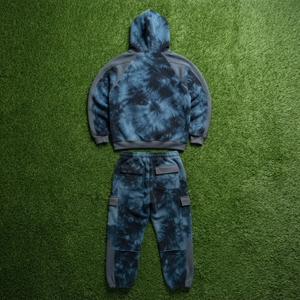 Mens <b>Tie</b> <b>Dye</b> Cargo Tracksuit Set Hooded <b>Sweatshirt</b> Pocket Pants Custom Streetwear Sportswear Matching Outfit Fashion - Product Image 5