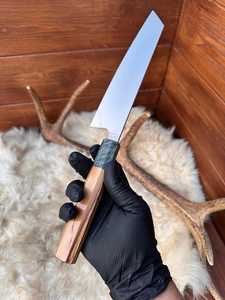 Custom Handmade Best Supplier Cooking Stainless Steel 14" Handmade Stainless Steel Chef <b>Knife</b> Olive Wood Handle - Product Image 5