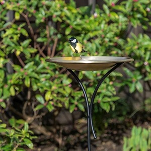 Bain d'oiseaux en laiton design, pour jardin extérieur, résistant à la rouille, décoratif, fait main, de qualité supérieure. - Product Image 3