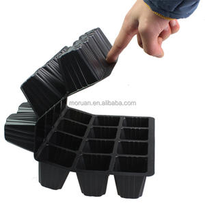 Pot Pembibitan PE MORUAN Tahan Lama Langsung dari Pabrik 21/32/50/72/105/128 Lubang Tebal 0.8-1.2mm Baki Bibit Bunga/Sayuran - Product Image 6