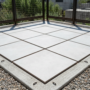 Azulejos de Porcelana de 20 mm, Color Beige Cementino, 600x600 mm, Resistentes para Exteriores, R11, Adhesivo para Ladrillos - Product Image 4