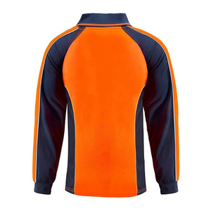 <b>Construction</b> Hi Vis <b>Working</b> Polo Shirts Unisex Reflective Roadway Safety <b>Working</b> <b>Clothes</b> Security Worker Polo Shirts - Product Image 6