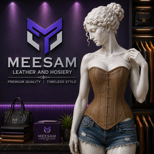 Women's Goth <b>Punk</b> Plus-Size Zipper Leather Lace Corset Shapewear Hip Enhancer Latex Waist Trainer Satin Fabric Seamless Quick - Product Image 1