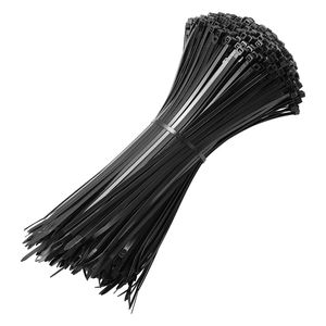 Confezione da 1000 Fascette per Cavi da 30 cm, Resistenti in Nylon, 50 LBS di Alta Resistenza alla Trazione, Multiuso, Autobloccanti, 100 pz/Sacchetto - Product Image 1