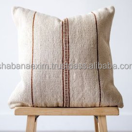 Housses de coussin d'oreillers pour le salon Housse de coussin carrée tissée à la main de style bohème avec frange à bas prix - Product Image 4