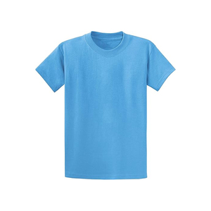 Camisetas transpirables de algodón para hombre, logotipo OEM, camiseta lisa al por mayor, camiseta con cuello redondo para hombre - Product Image 1