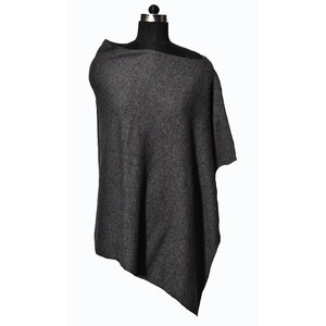Poncho élégant en laine et nylon pour femme, doux au toucher, léger, chaud et stylé, cape d'hiver enveloppante, 70% laine, 30% nylon, tendance - Product Image 3
