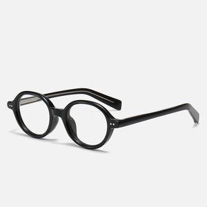 Lmamba LY2310 Nouvelles Lunettes de Vue Unisexe Tendance Vintage de Haute Qualité avec Monture Ovale en Acétate et Logo Personnalisé pour Femmes et Hommes - Product Image 4