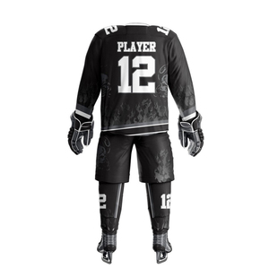 Uniforme de Hockey sobre Hielo Personalizado de Alta Calidad, Sublimado, Conjunto Completo, Secado Rápido, Económico, Servicio OEM ODM - Product Image 2