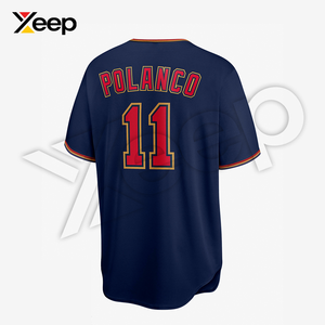 เสื้อเบสบอลผู้ชาย XEEP Customize รุ่น XC-BBU-26 ผลิตจากโพลีเอสเตอร์ คุณภาพสูง บริการ OEM พิมพ์ลายด้วยความร้อน แขนสั้น ระบายอากาศได้ดี - Product Image 3