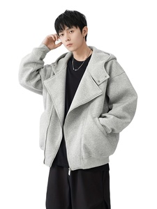 Men's Hoodie Sweatpants Set 100% Cotton Winter Solid Color Regular Long Sleeve Pullover Drawstring Custom Design Multi-color - Product Image 6