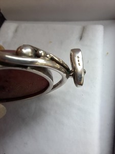 Colgante Vintage de Plata de Ley con Rodonita, Joyería Artesanal con Piedras Preciosas, Diseño Elegante para Mujer, Venta al Por Mayor para Exportación - Product Image 3