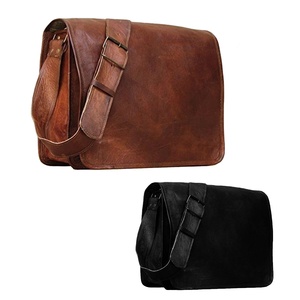 Maletín de Cuero Genuino Hecho a Mano para Hombre, Estilo Vintage, Ecológico, Personalizable, para Portátil, de Club Hub Industries - Product Image 1
