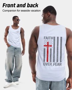 Camiseta sin mangas para hombre, de algodón, con estampado gráfico, para gimnasio y running, ajuste holgado, proveedor al por mayor - Product Image 4