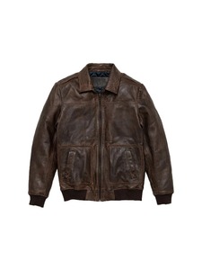 Vintage Lambskin A2 Bomber Leather Jacke - Product Image 1
