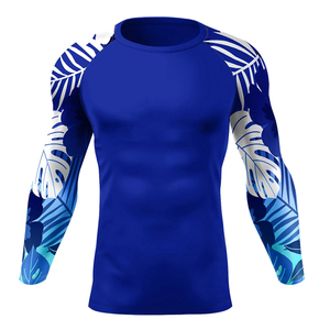 <b>Men</b> Wear Fitness <b>Tight</b> Long Sleeves Rash Guard Wholesale Highest Quality Adults Wear Quick-Dry Adult Sports Rash Guard Top - Product Image 1