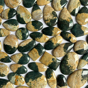 Natural Ocean Jasper Loose Gemstone Cabochon Mezcla Forma y Tamaño Multi-Color 10-40mm Lote para la fabricación de joyas - Product Image 2