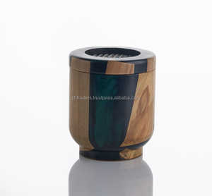 Layali Ramadan 2025 Quemador Bakhoor de madera epoxi de lujo Soporte de incienso artístico para la celebración de Eid y el ambiente espiritual del hogar - Product Image 3