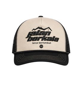 Casquette Trucker en Maille 3D Brodé Unisexe Réglable à 6 Panneaux, Casquette Décontractée avec Logo Montagne sur le Panneau Avant pour Hommes et Femmes - Product Image 1