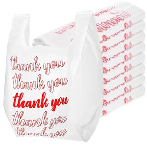 Bolsas de Agradecimiento, Bolsas de Compras Reutilizables, Bolsas de Plástico Tipo Camiseta para Compras, Restaurantes, Servicios de Catering - Product Image 5