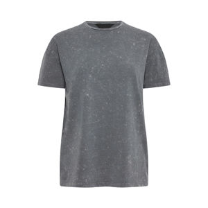 T-shirts décontractés amples pour femmes, automne-hiver, 2026, haute qualité, délavés à l'acide, avec logo personnalisé, respirants à l'avant - Product Image 5