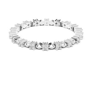 Bague en or blanc 14 carats avec diamant rond cultivé en laboratoire pour femmes |   Vêtements de soirée |   Nouveau diamant cultivé - Product Image 1