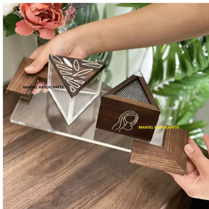 Hot Sale Mother of Pearl Tray <b>Bakhoor</b> Burner Storage <b>Oud</b> Box Mother of Pearl Resin Crafts Incense Burner Gift Ramadan Eid Decor - Product Image 3