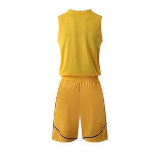 Nouveaux maillots et shorts de basketball personnalisés 2026 – Uniformes d'équipe sublimés blancs et dorés - Product Image 3