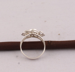 Natural Red <b>Garnet</b> <b>Ring</b> 925 Sterling <b>Silver</b> Vintage Style Deep Red Gemstone <b>Ring</b> for Women Handcrafted Boho Fine Jewelry - Product Image 6