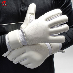 Gants de gardien de but en cuir de haute qualité avec sangle de poignet réglable pour l'entraînement sportif en extérieur et l'amélioration rapide - Product Image 3