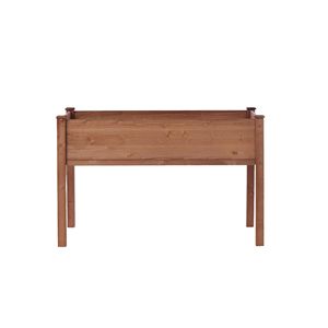 Fioriera Rialzata Classica 48x24x30 Pollici con Gambe, Contenitore in Legno per Coltivazione di Piante, Fiori, Verdure ed Erbe Aromatiche da Esterno - Product Image 5
