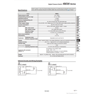 Interruptor de presión digital SMC Pneumatics, - Product Image 1