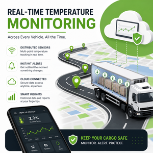 Sistema Inalámbrico de Monitoreo de Temperatura para Camiones |   Cadena de Frío en la Nube y OEM - Product Image 1