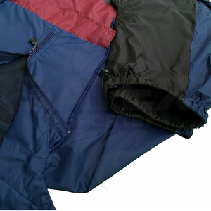 Conjuntos Deportivos de Invierno para Hombre al por Mayor, Chaquetas con Capucha de Forro Polar, Cierre de Cremallera, Secado Rápido, Transpirables, de Poliéster, Cortavientos, para Entrenamiento - Product Image 4