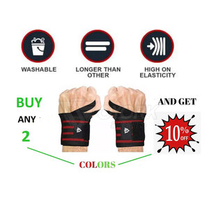 Muñequeras de Agarre Fuerte, Tejido Resistente, Ajuste Cómodo, Ideales para Entrenamientos en el Gimnasio y Rutinas de Ejercicio - Product Image 4