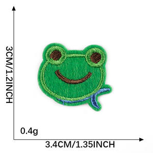 Factory Price Wholesale Custom Embroidery Patches Iron On Rocket Graphic Badge 3D Embroidered Fabric Patch for Hats Bags <b>Jackets</b> - Product Image 5