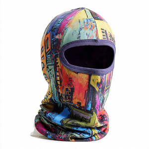 Masque facial Balaclava, protection UV, léger, pour moto, snowboard, conduite à moto, masque facial Balaclava, couvre-tête - Product Image 4