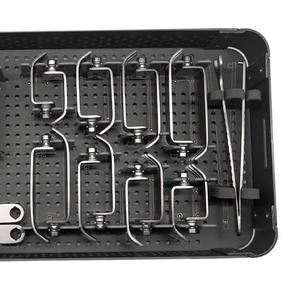 Kit d'instruments chirurgicaux orthopédiques en acier inoxydable pour rétracteur de colonne cervicale antérieure, manuel MOL - Product Image 5