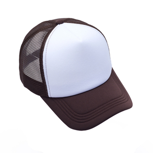 Women Men 5 Panels 3D Embroidery Custom Logo Printing Foam Mesh Trucker Hat - Product Image 3