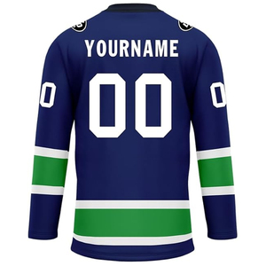 OEM Custom 100% Polyester Sublimation Printed Ice Hockey Uniform Pakistan Supplier Wholesale Export USA Buyers Team Jersey Bulk - Product Image 5