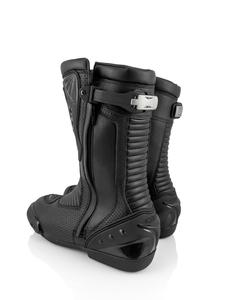 Botas de Motocicleta para Hombre, Cómodas, Antideslizantes, de Cuero, Resistentes al Viento y al Agua, Ligeras, Negras, Deportivas, para Calle y Aventura, con Estampado - Product Image 2