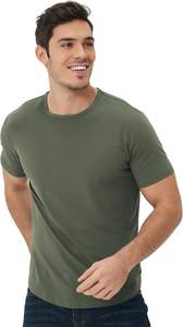 T-shirts pour hommes personnalisés avec logo par sublimation, impression minimaliste, style décontracté, manches courtes, en coton. - Product Image 4