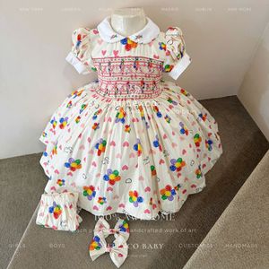 Vestido de niña con estampado floral y rayas, 100% algodón, con cuello Peter Pan, largo midi, suministro ODM, pedido personalizado. - Product Image 5