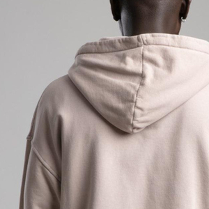 Sudadera con capucha de forro polar grueso para hombre, con doble cremallera, estilo urbano, personalizada al por mayor, oversize, con cremallera completa - Product Image 6