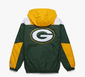 Chaqueta Cortavientos Delgada de Invierno Unisex Personalizable, Estilo Años 80 y 90, con Capucha y Media Cremallera, Chaqueta Deportiva Holgada - Product Image 4