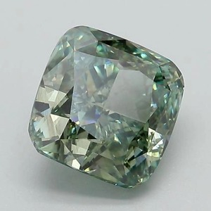 Diamante Verde Sintético Cultivado en Laboratorio, Corte Cojín, de 1.00 CT a 5.00 CT, Certificado, Claridad VVS VS - Product Image 5