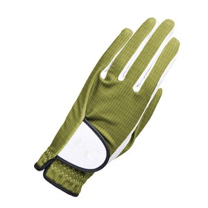 ถุงมือกอล์ฟ ถุงมือกีฬาไมโครไฟเบอร์สีเขียวกันลื่นสำหรับผู้ชาย - Product Image 3
