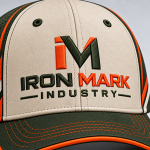 <b>IRON</b> INDUS Mesh Jersey Snapback Cap 5-Panel Breathable Adjustable Sporty Baseball Hat Contrast Color Block Design Unisex Adult - Product Image 6